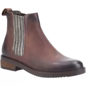 Image of Hush Puppies Womens Stella Leather Chelsea Ankle Boots UK Size 4 (EU 37)