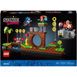 image of LEGO Ideas: Sonic the Hedgehog- Green Hill Zone Set (21331)