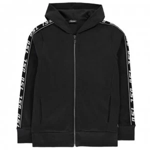 image of Diesel Tape Zip Hoodie - Black K9002