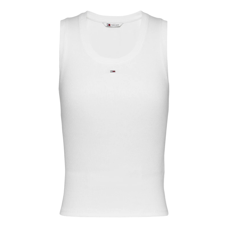Image of Tommy Jeans Essentials Rib Tank Top Ecru female 8 (XS)