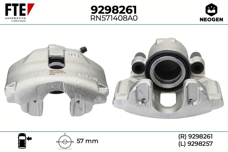Image of Brake caliper FTE 9298261