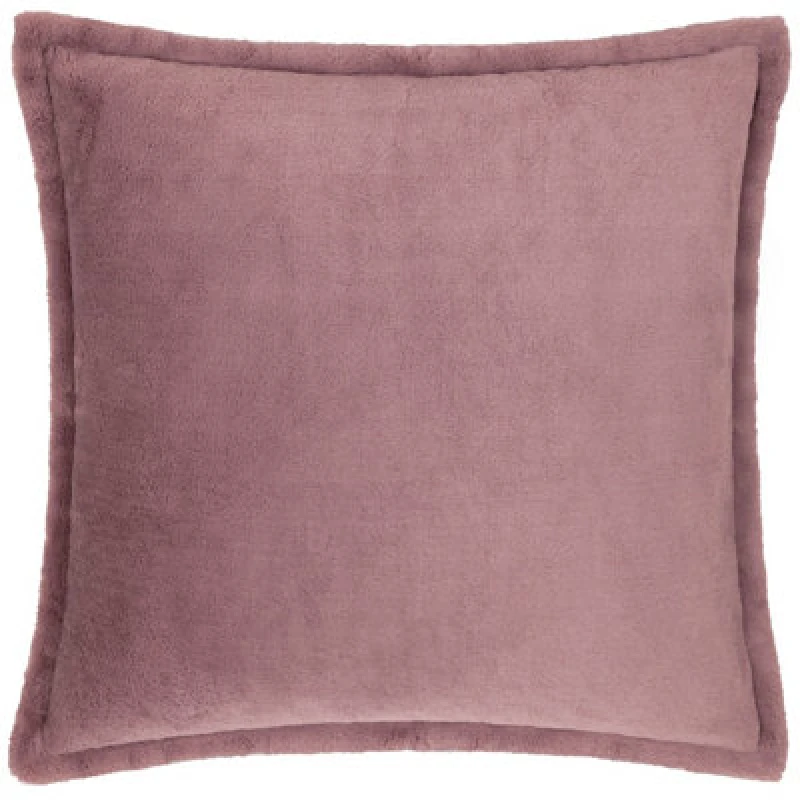 Image of Furn Kallu Plush Faux Fur Polyester Filled Cushion Purple