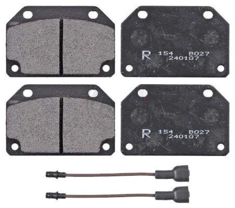Image of A.B.S. 36130 Brake pad set incl. wear warning contact Brake Pad Set,disc brake (402)