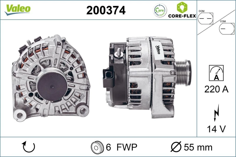 Image of VALEO Alternator VALEO 200374