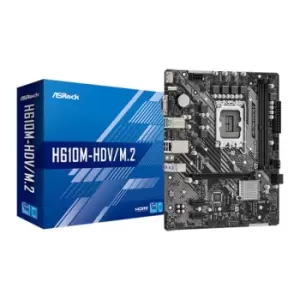 Image of ASRock H610M-HDV/M.2 PCIe 4.0 mATX Intel Motherboard