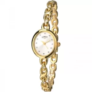 image of Ladies Gold Plated Bracelet Watch