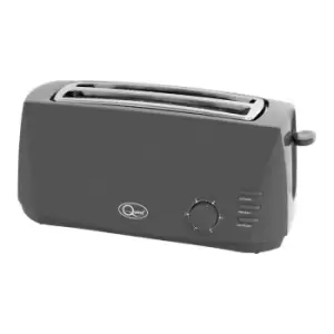 image of Quest 35089 4 Slice Extra Wide Long Slot Cool Touch Toaster