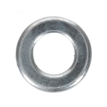 image of Sealey FWA510 Flat Washer M5 x 10mm Form A Zinc DIN 125 Pack of 100