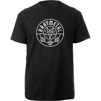 Image of Babymetal - Pentagram Unisex Large T-Shirt - Black