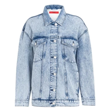 Image of Hugo Boss Denim Jacket Aqua Size L Men