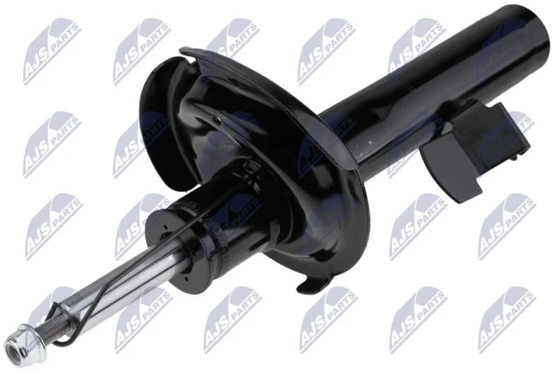 Image of NTY A-MZ-013 Shock absorber Front Axle Left, Gas Pressure, Suspension Strut, Top pin Shock Absorber (854)