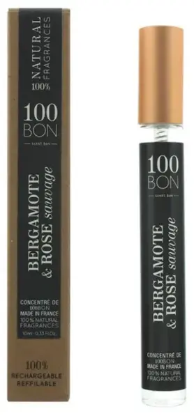 image of 100 Bon Bergamote and Rose Sauvage Eau de Parfum Unisex 10ml