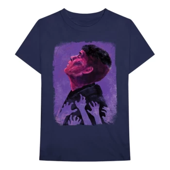 Image of Peaky Blinders - Dragging Tommy Down Unisex Large T-Shirt - Blue