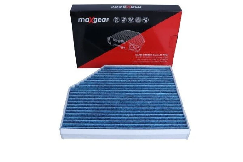 Image of MAXGEAR 26-1828 Pollen filter SILVER CARBON with anti-allergic effect Filter,interior air (424)