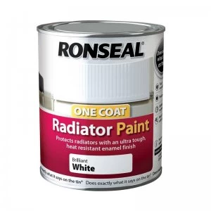 image of Ronseal Radiator Paint White 250g