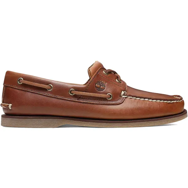 Image of Timberland Mens Classic 2 Eye Boat Shoes - UK 9 / US 9.5 Brown male DA0320BRN9