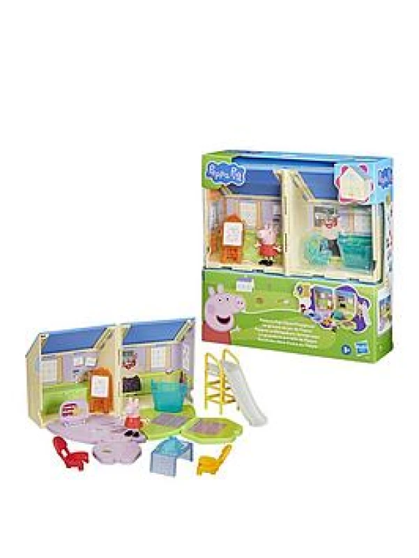 Image of Peppa Pig Peppa's Pop-Open Playgroup Playset