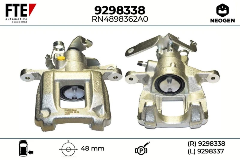 Image of Brake caliper FTE 9298338