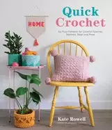 Image of quick crochet no fuss patterns for colorful scarves blankets bags and more
