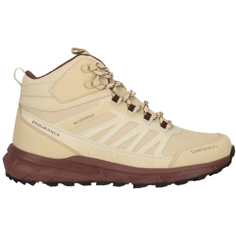 Image of Womens waterproof hiking shoes Endurance Ferill Beige Female 37