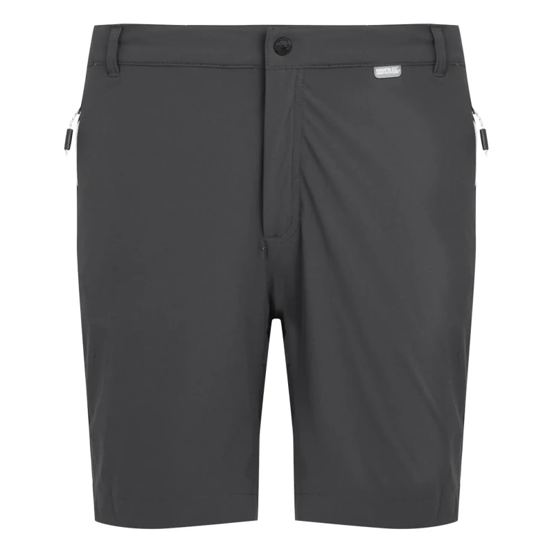 Image of Regatta Regatta Men Isoflex 'Mountain II' Shorts in Mid Grey Size: 32 Mid Grey 32 Male 5063019007489