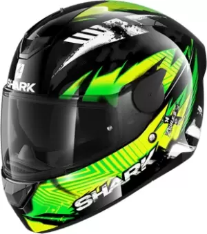 Image of Shark D-Skwal 2 Penxa Helmet, black-yellow Size M black-yellow, Size M
