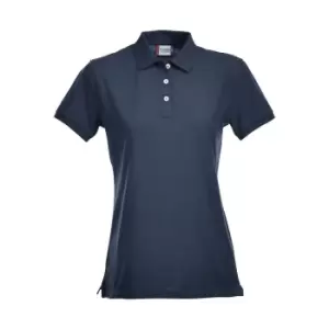 Image of Clique Womens/Ladies Premium Stretch Polo Shirt (S) (Dark Navy)