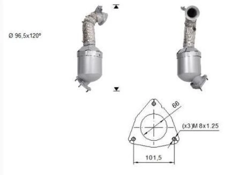 Image of Catalytic converter VEGAZ MOK-949