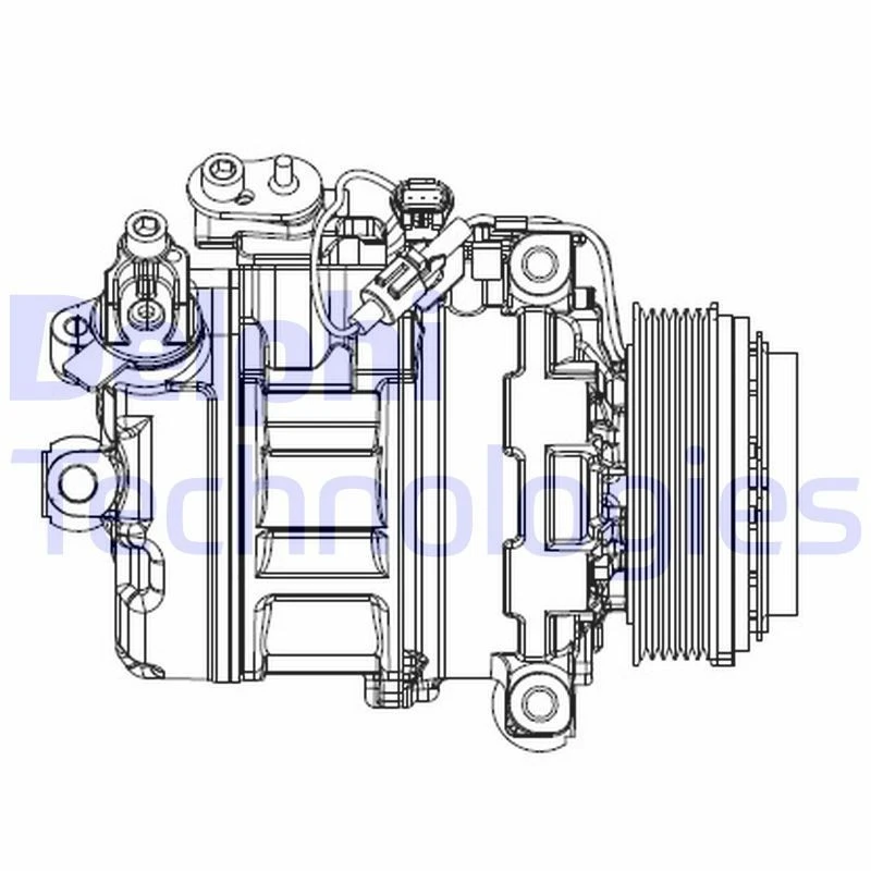 Image of DELPHI Air conditioning compressor DELPHI CS20547