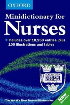 Image of Minidictionary for Nurses by Tanya a Mcferran Book