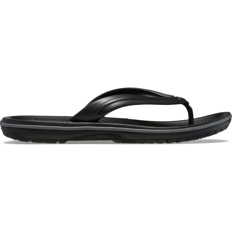 Image of Crocs Crocband Flip Flops Black Men 39/40 (5.5 to 6.5)