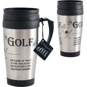 image of Ultimate Gift for Man Travel Mug Golf