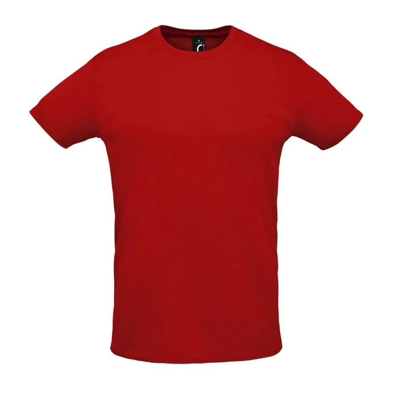 Image of SOL'S Mens Sprint T-Shirt in Red Size: 2XS Red Male 2XS