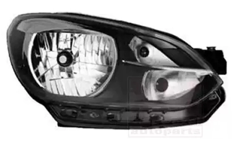 Image of VAN WEZEL 5701962 Headlights H4, Right, with motor for headlamp levelling Headlight (259)