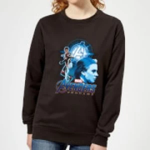 image of Avengers: Endgame Widow Suit Womens Sweatshirt - Black