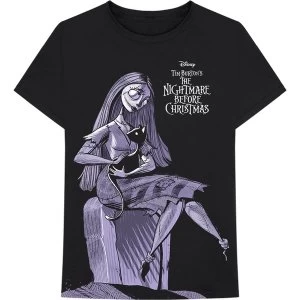 Image of Disney - The Nightmare Before Christmas Sally Jumbo Unisex Medium T-Shirt - Black
