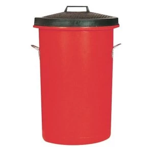 Image of Heavy Duty Dustbin 85 Litre Red