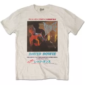 Image of David Bowie - Japanese Text Unisex XX-Large T-Shirt - Neutral