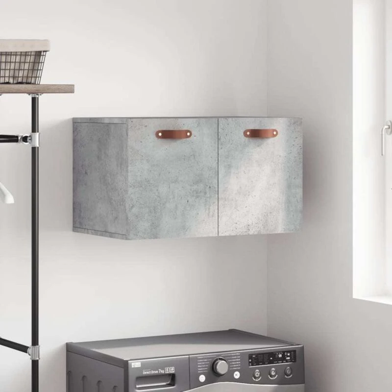 Image of VIDAXL Vidaxl - Wall Cabinet Concrete Grey 60x36.5x35cm Engineered Wood 8720845948412