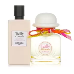 Image of Hermes Twilly DHermes Eau Ginger Gift Set 85ml Eau de Parfum + 80ml Body Lotion