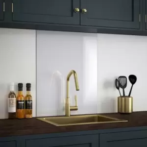 image of Platinum Glass Kitchen Splashback 600mm X 750mm