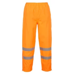 Image of Oxford Weave 300D Class 1 Breathable Hi Vis Breathable Trousers Orange 2XL