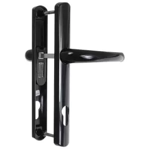 image of Yale Superior Long Backplate Door Handle - Black