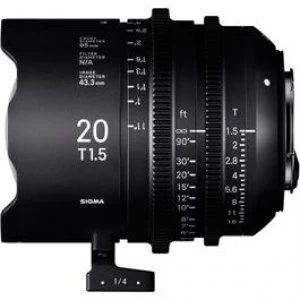 Image of Sigma 20mm T1.5 FF Canon EF Mount