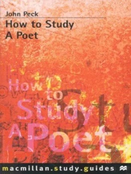 Image of How to Study a Poet by John Peck Book