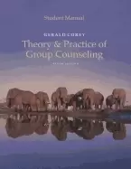 Image of student manual for coreys theory and practice of group counseling