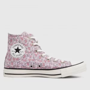 Converse Pink All Star Hi Trainers