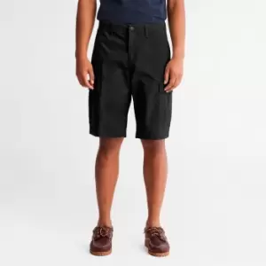 Image of Timberland Outdoor Heritage Cargo Shorts For Men In Black Black, Size 32