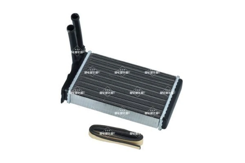 Image of NRF 58035 Heat Exchanger with pipe connector Aluminium Heat Exchanger,interior heating (467)