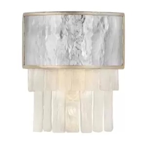 Image of Hinkley Reverie Flush Wall Lamp Champagne Gold